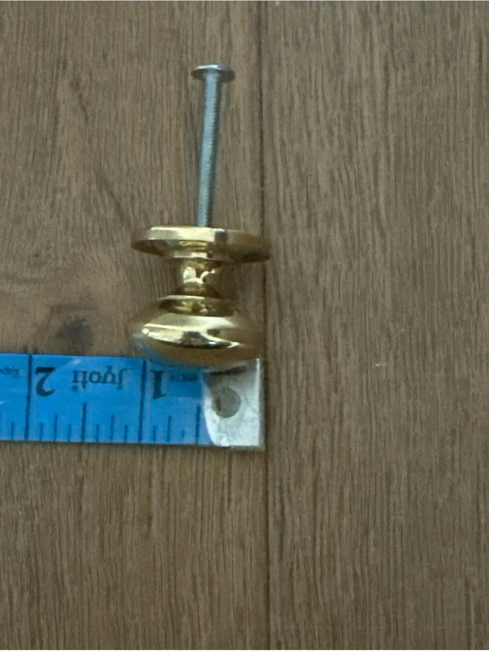 Polished Brass Wall Knobs. Set of 9- Gold Finish